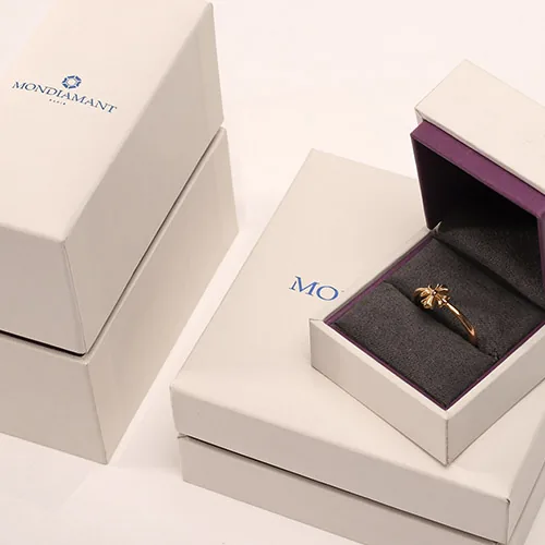 White Leather Jewelry Box Set