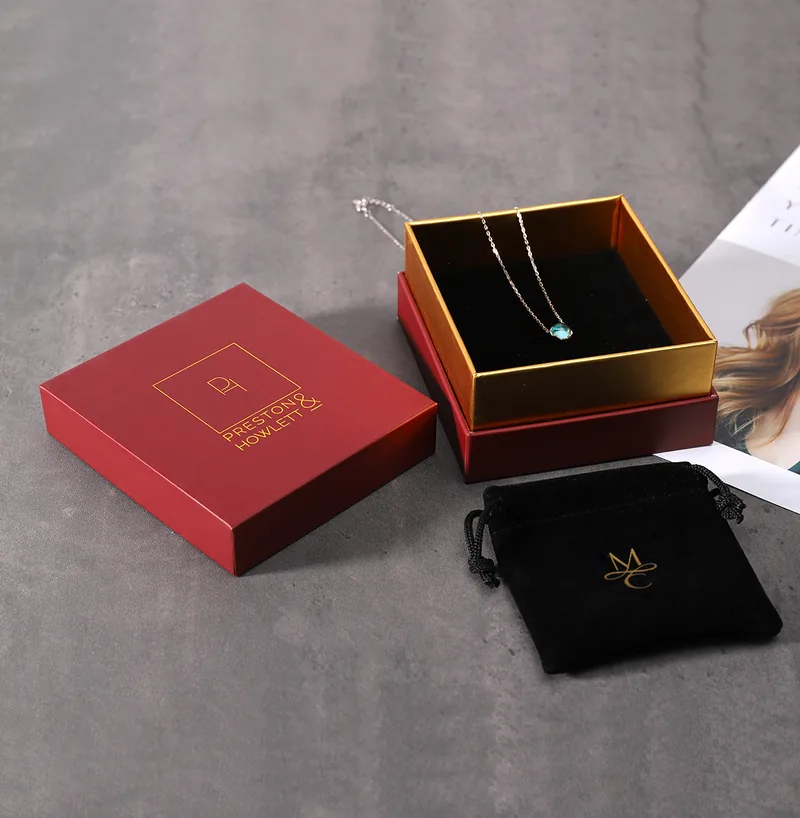 Red Necklace Jewelry Box