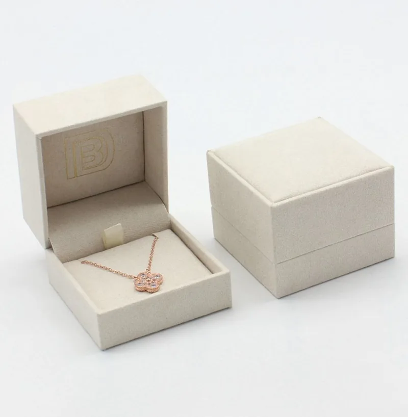 Fabric Cover Necklace Box