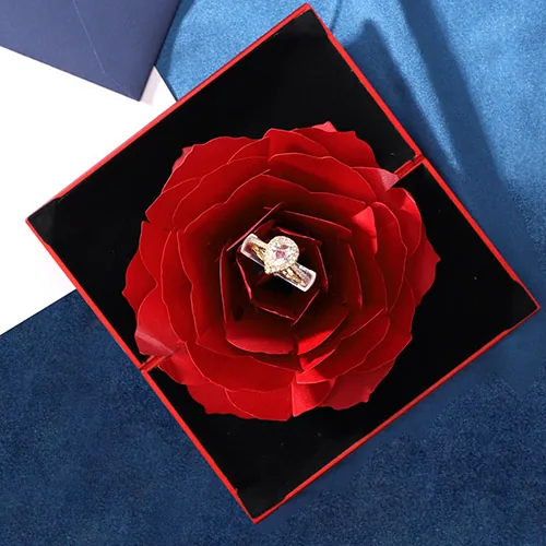 Rose Jewelry Ring Box