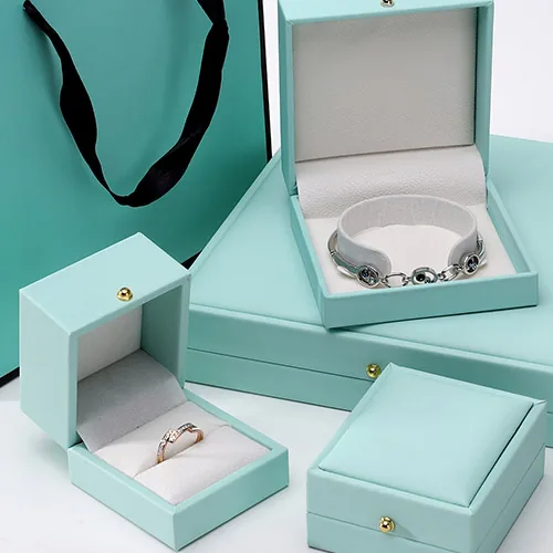 Mint Leather Jewelry Box Set