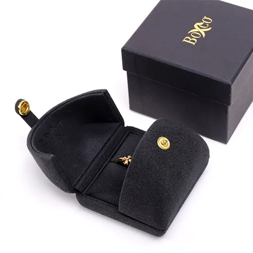 Simple Black Ring Set Box