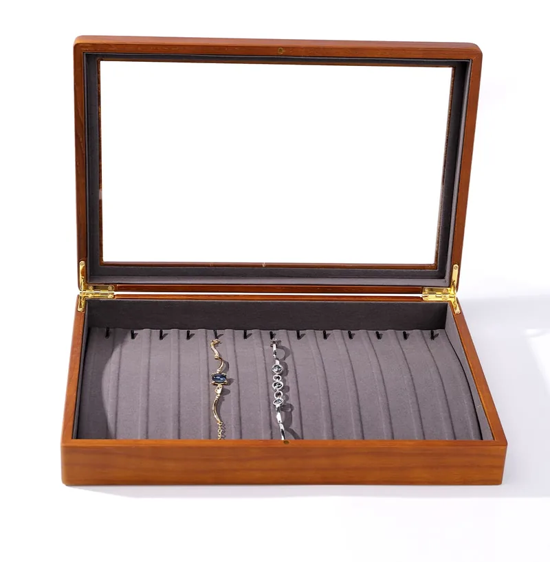High-grade wooden visual jewelry display
