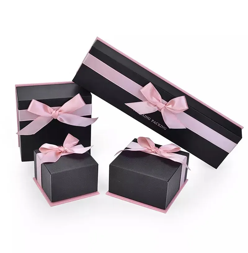 Pink&Black Earring Set Box