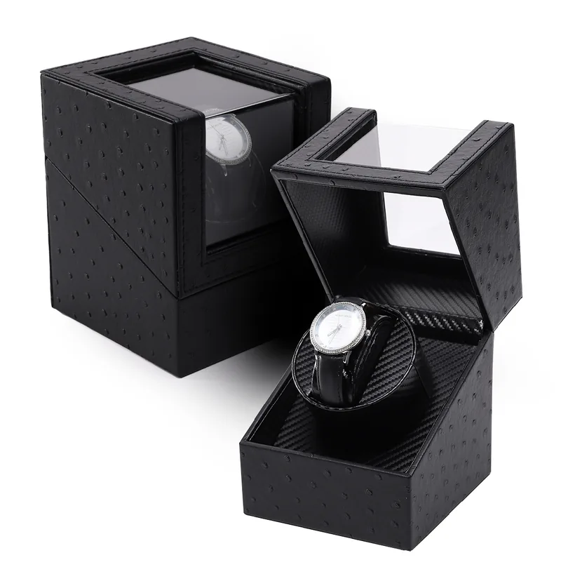 Black hypotenuse watch box