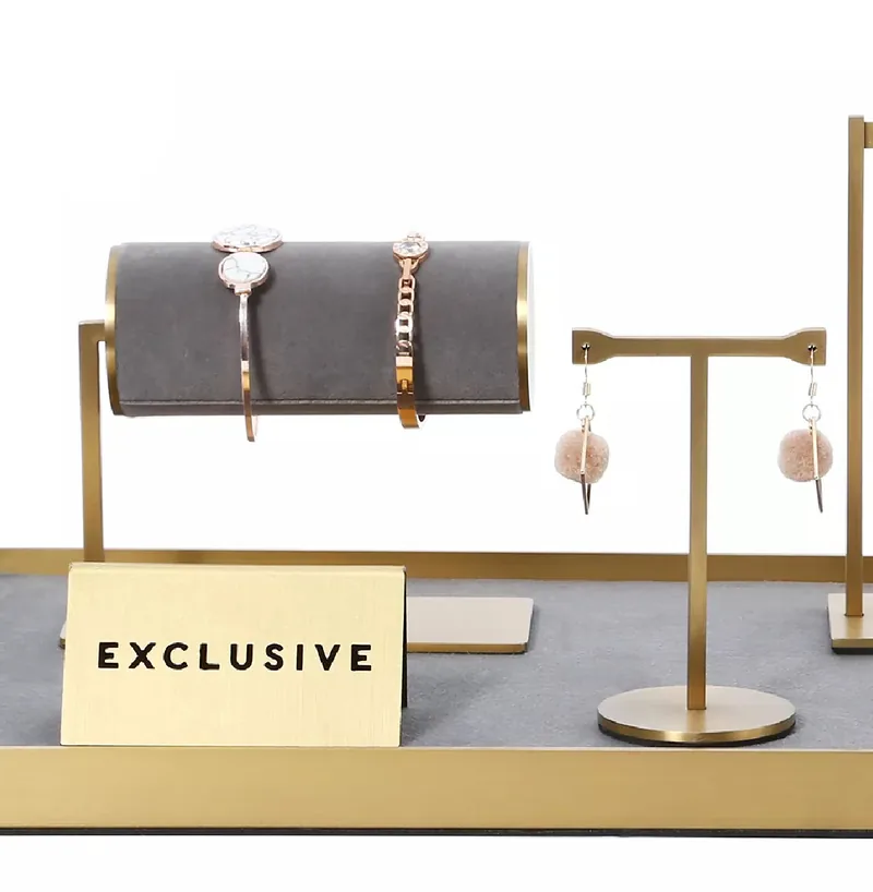 Gold Metal Display Sets
