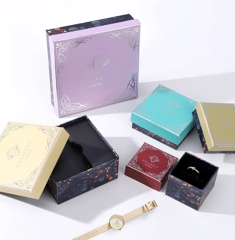 Paper Multicolor Jewelry Box