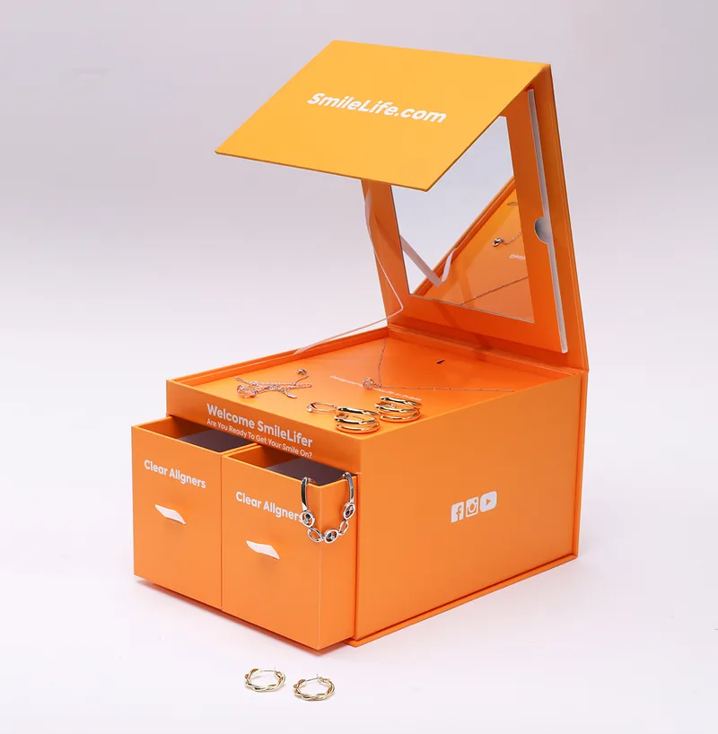 Yellow 2 Layer Storage BOX