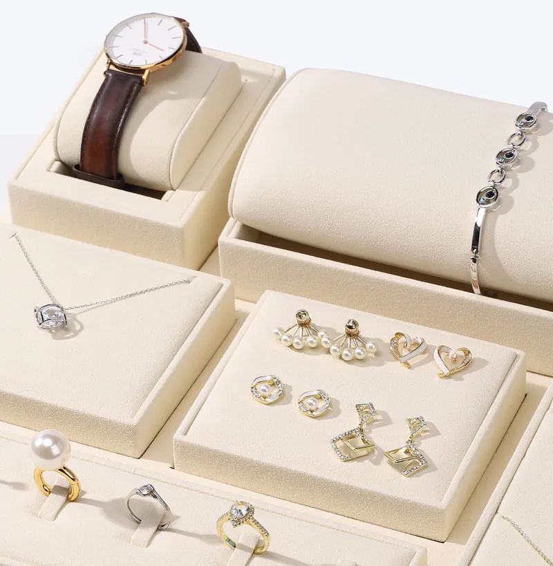 Beige luxury display
