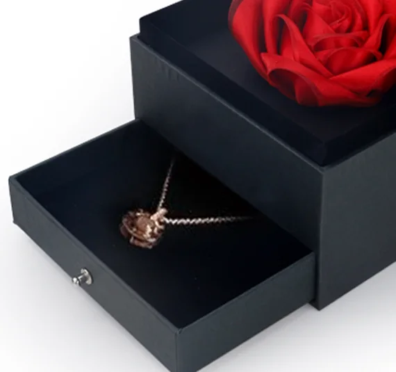 Jewelry presentation boxes and packaging details