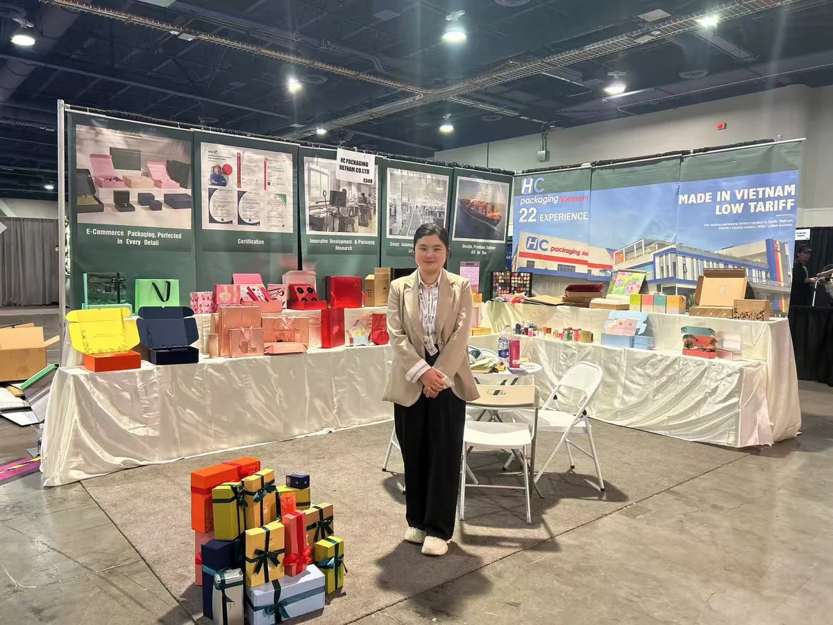 Historical exhibition display and packaging examples