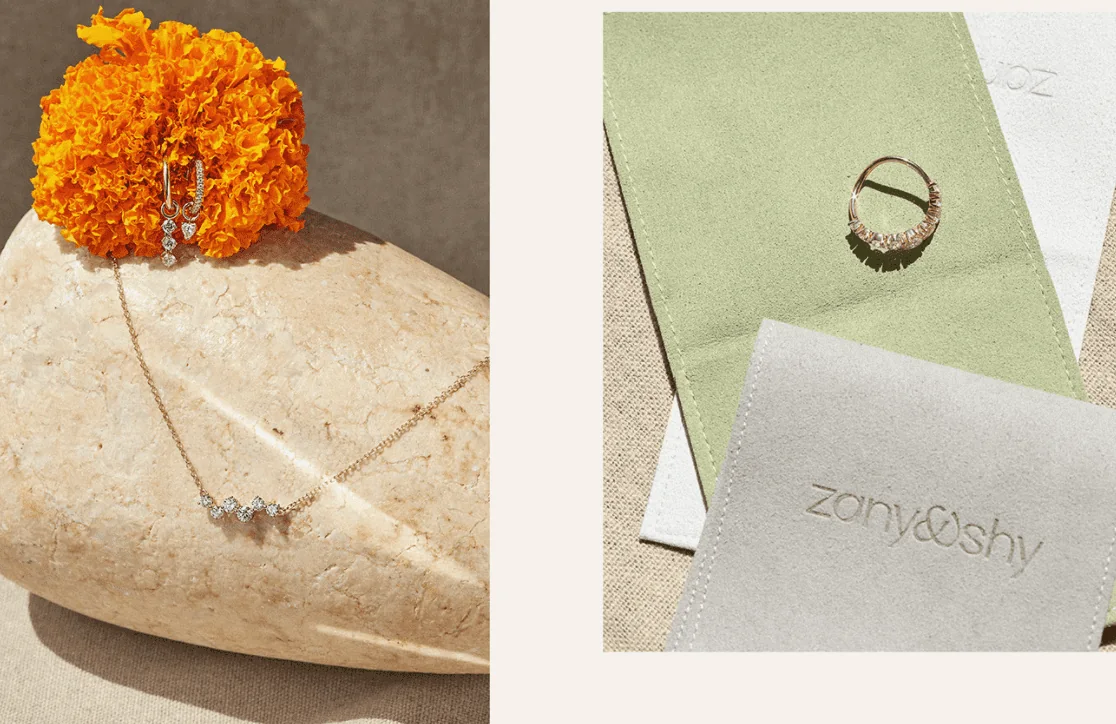 Coordinated jewelry box and gift packaging examples