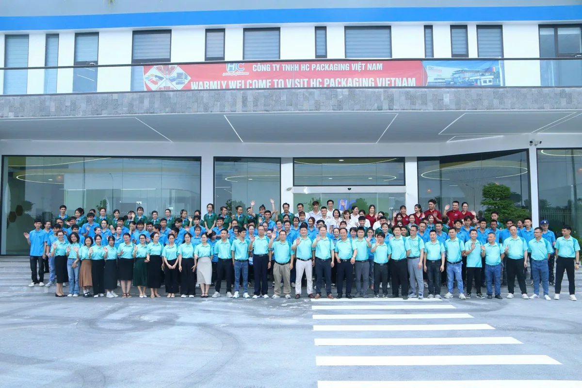 Historical company gathering photograph
