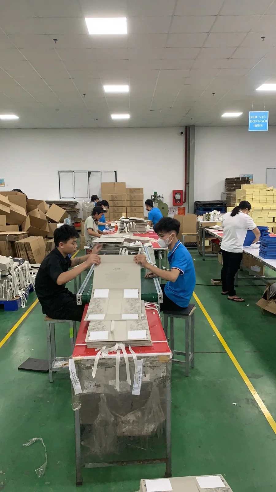 Packaging production workspace