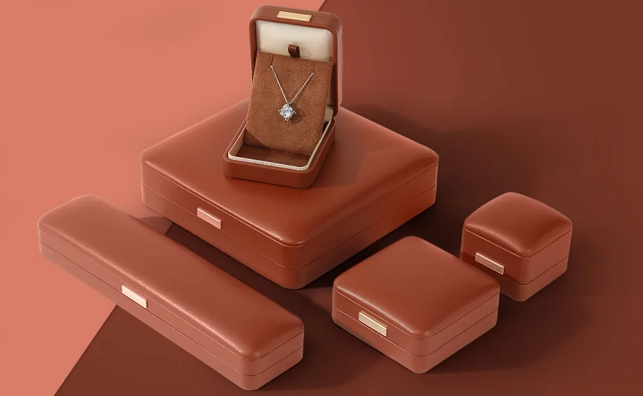 Jewelry presentation boxes and packaging details