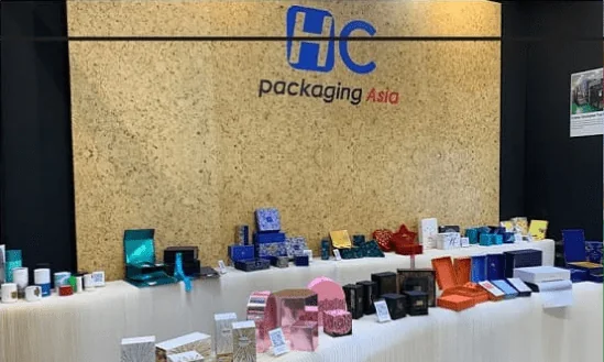 Historical exhibition display and packaging examples
