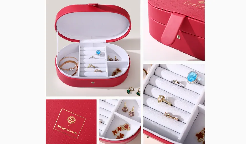 Mirage Marvels Duo: A Jewelry Box for Style and Storage — product view 1
