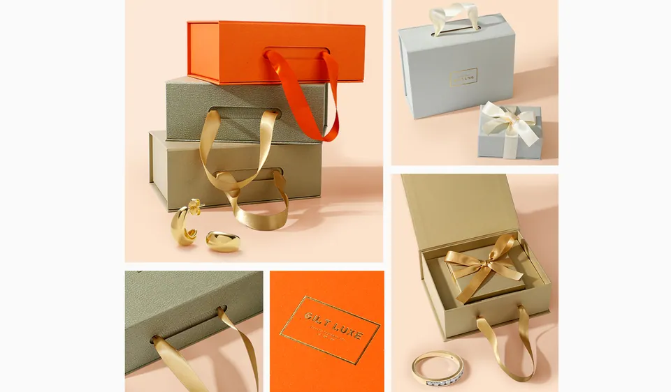 The GILT LUXE "Lovely" Collection Luxury Jewelry Boxes — product view 1
