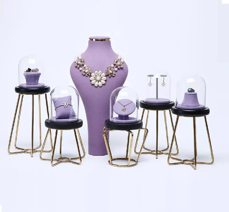 Purple Model Jewelry Display — product view 1