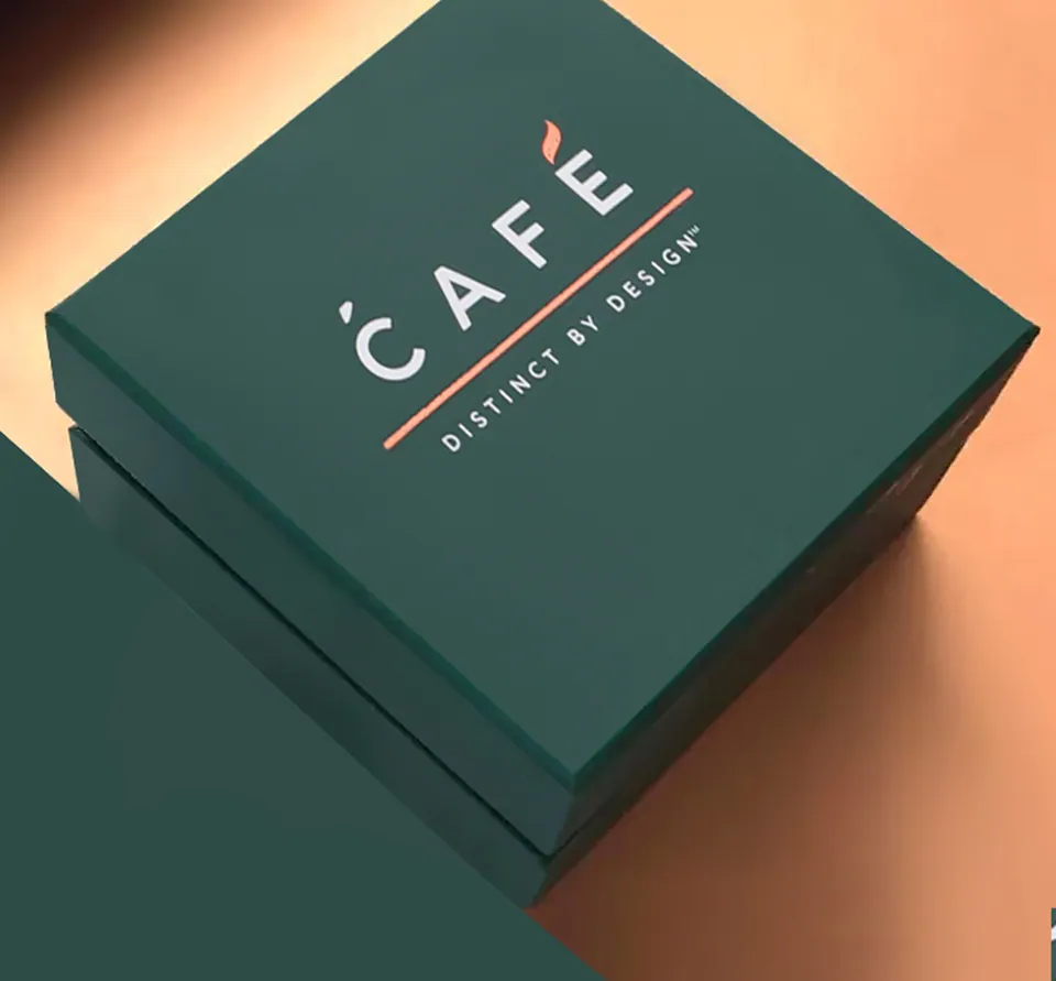 Dark Green Jewelry Earring Box — product view 1