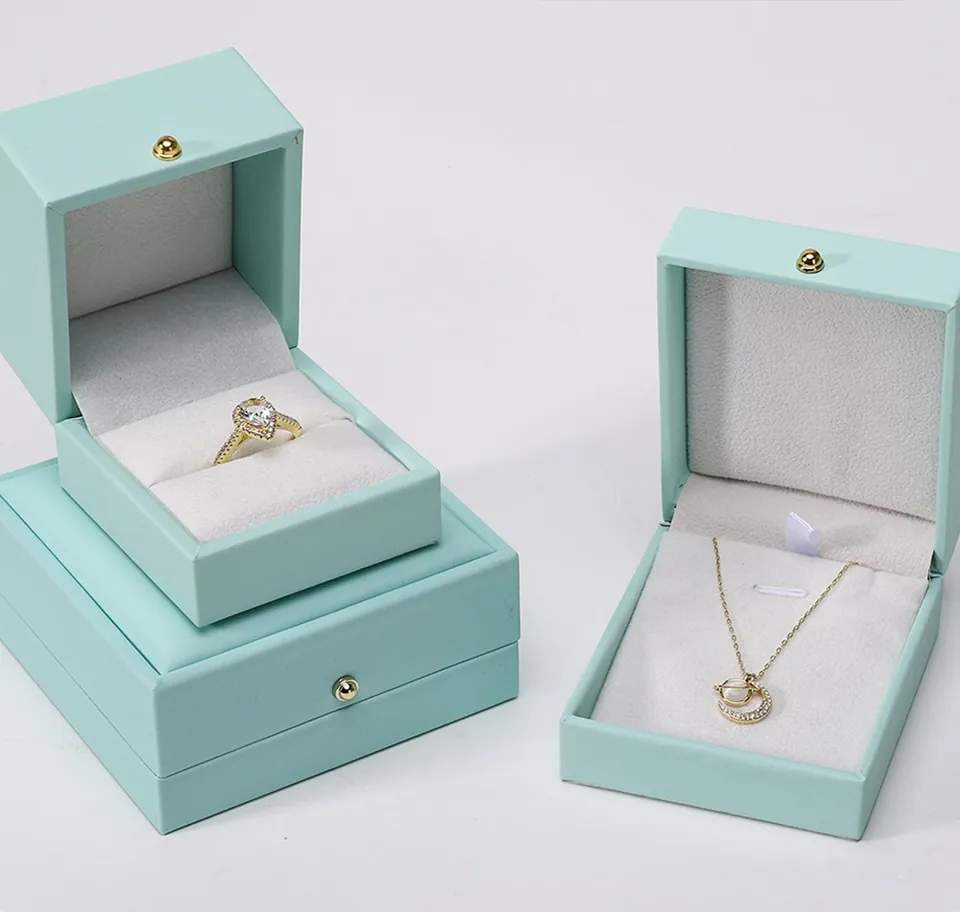 Mint Leather Jewelry Box Set — product view 1