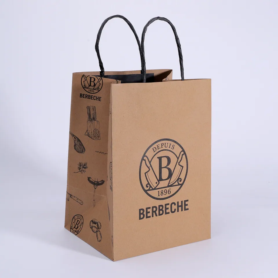 Eco-Friendly Kraft Jewelry Paper Bag — product view 1