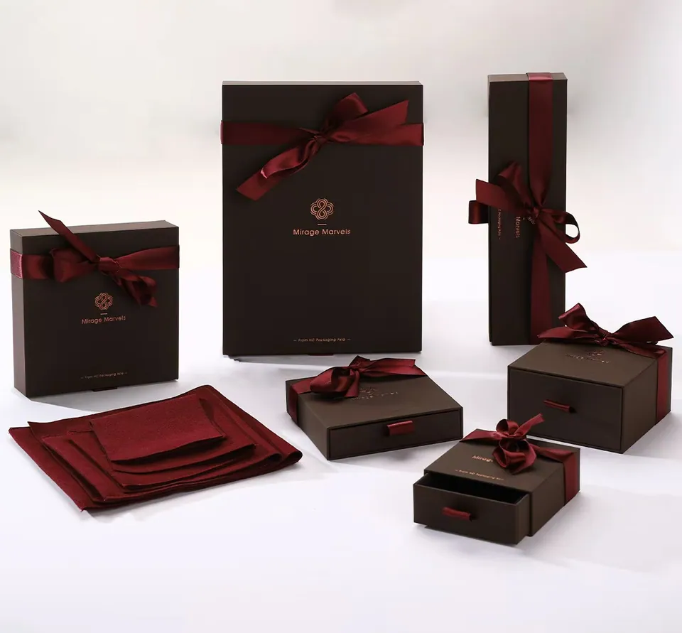 Custom Logo Luxury Drawer Jewelry Gift Box — product view 1