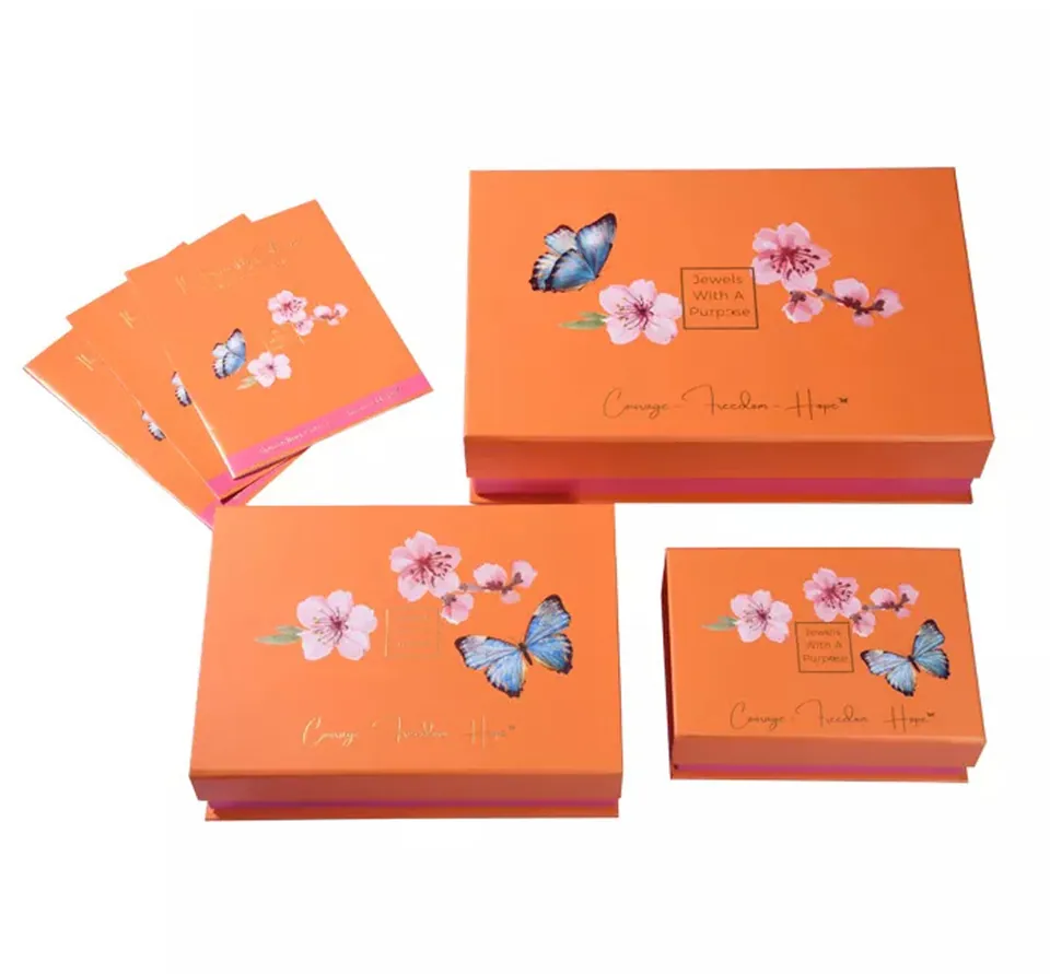 Flower Magnets Earring Set box — product view 1